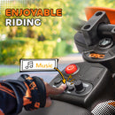 12V Electric Motorcycle for Kids with Twist Grip Throttle and Training Wheels