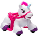 12V Electric Horse Toy with Carrot Accessory, Comb, and Animal Sounds
