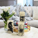 Battery-Operated Skull Flameless Halloween Candle with 6-Hour Timer