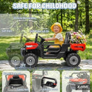 24V Electric Ride-On Dump Truck with 400W Power and Metal/Polypropylene Build