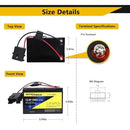 12V 20Ah Lithium Ion Rechargeable Battery Designed for Power Wheels Ride-On Toys