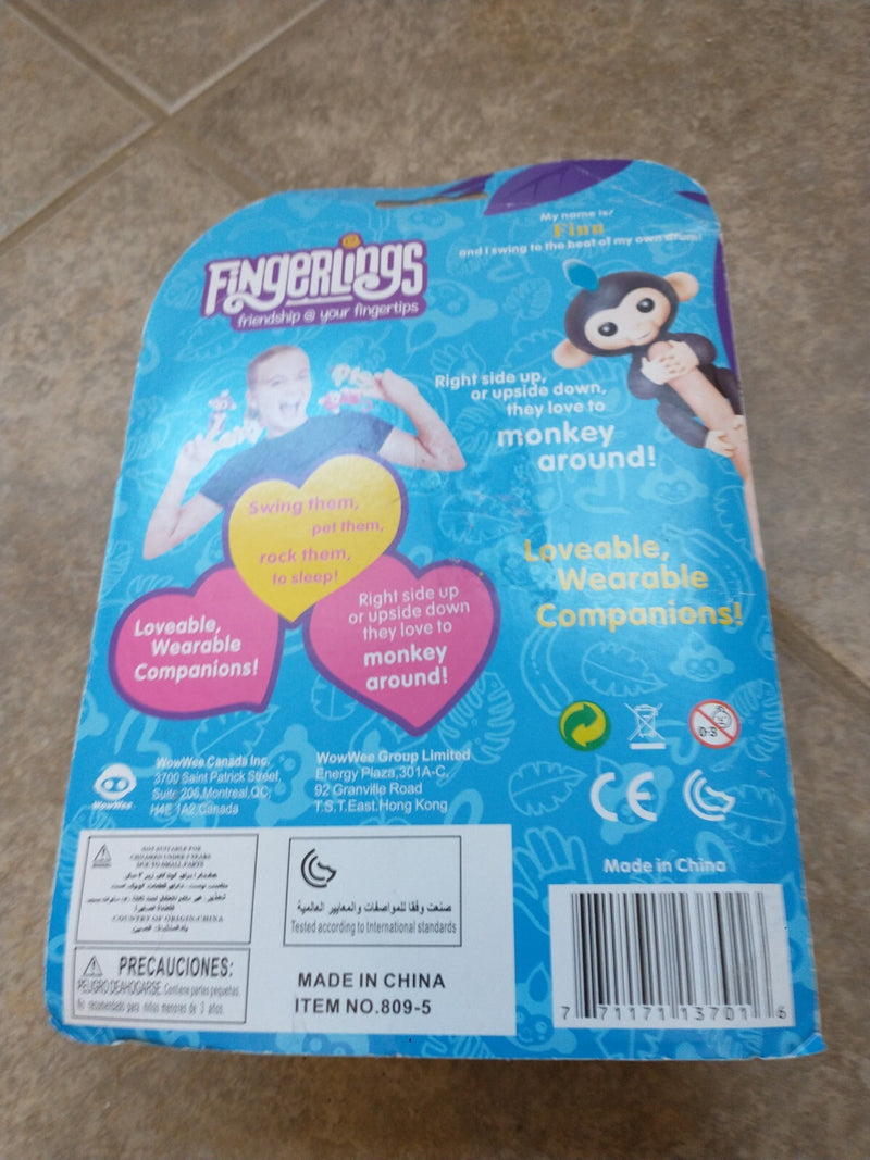 Interactive Fingerlings Baby Monkey Toy with Responsive Features