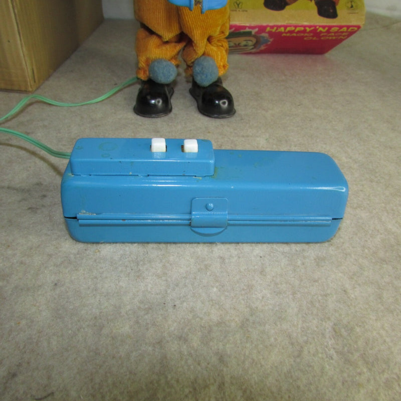 Battery Operated Magic Face Clown Toy with Happy and Sad Expressions in Original Box from Japan