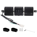 Motorcycle Bluetooth Speakers with USB and TF Card Slot, 12V Waterproof Music Player - Black