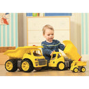 Aquaplay BIG Power Worker Maxi Truck Ride-On Toy Set for Kids, 55lb Capacity