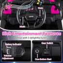 Kids 12V Electric Ride-On UTV with Trailer, Remote Control, and LED Lights