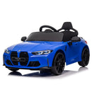 BMW M4 12V Kids Electric Ride-On Car with 2.4G Remote Control and 3 Speed LED Lights