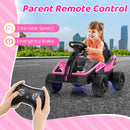 Pink Electric UTV for Big Kids with 12V Battery and Remote Control