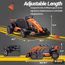 24V Licensed McLaren Kids Go Kart with Drift Feature and LED Lights