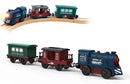 Electric Train Set for Wooden Tracks, 3-Piece Motorized Toy for Ages 3 and Up