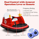 360° Spinning Red Remote Control Bumper Car for Kids
