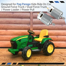 Dual 12 Volt Motors for Peg Perego Kids Ride-On Vehicle