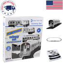 Battery-Powered New York City 3-Piece Subway Train Set with Lights and Sounds