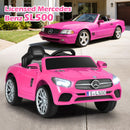 INFANS 12V Mercedes Benz SL500 Ride-On Car with Remote Control