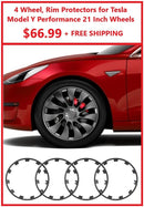 Tesla Model Y Performance 21 Inch Uberturbine Wheel Rim Guards