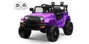 12V Kids Ride-On Power Wheels Remote Control Truck Vehicle Purple