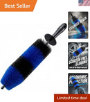Soft Bristle Brush for Thorough Wheel and Tire Cleaning, 9.5" Length