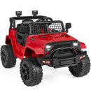 12V Kids Electric Ride-On Truck with Spring Suspension and LED Lights