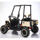 24V 4WD Dual-Seater Kids Golf Cart with Remote Control, Sunshade, and LED Lights