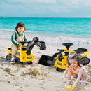 Multifunctional Excavator Ride-On Toy with Horn and Storytelling for Toddlers Aged 1.5 Years and Up