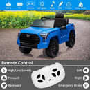 Kids 12V Licensed Toyota Tundra Ride-On Truck with Remote Control and LED Lights for Ages 3+