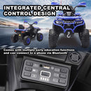 24V Off-Road ATV Style Ride-On Car for Kids with Lights and Music