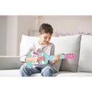Lexibook Pink Unicorn Wooden Guitar for Kids, 6 Strings, 53 cm with Guide