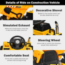 12V Electric Ride-On Dump Truck for Kids with Remote Control and Working Bucket