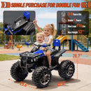 24V 4WD Children's ATV Electric Ride-On Car with 4×200W Motors, Bluetooth, MP3, and LED Lights