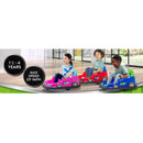 Kid Trax Pink 6V Bumper Car Ride-On Toy with 360° Spin and LED Lights