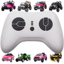 2.4GHz Replacement Controller for 12V/24V Children's Ride-On Vehicles; compatible with JR receivers