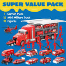 JOYIN 25-in-1 Fire Truck Toy Set with Lights and Sounds