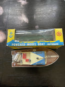 Classic Lang Craft Electric-Powered Model Boat with Motor!