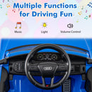 INFANS Audi SQ8 Electric Ride-On Car in Blue for Ages 3+