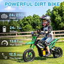24V Electric Mini Dirt Bike for Kids, Speeds up to 14 Mph, Suitable for Ages 10 and Up