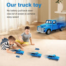 Charming Blue Truck Toy for Toddlers | 1:32 Alloy Vehicle for Kids