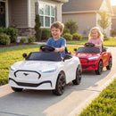 Ford Mach E Electric Ride-On Car with Parental Control, LED Lights, Horn, and Music