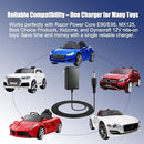 12V Ride-On Toy Charging Adapter with 6.6FT Cable and 5.5mm x 2.1mm Round Plug