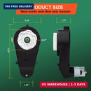 Set of 2 High Torque 12V DC Motors with 40000RPM Gearbox for Children's Ride-On SUV