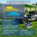 12 AMP 36 Volt Waterproof Golf Cart Charger for Club Car, EZGO & Yamaha