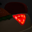12V Children’s Hamburger Ride-On Car with Remote Control, 360° Spins, Bluetooth, and LED Lights