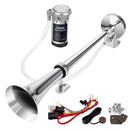 FARBIN Chrome 12V Air Horn Kit for Trucks and Trains