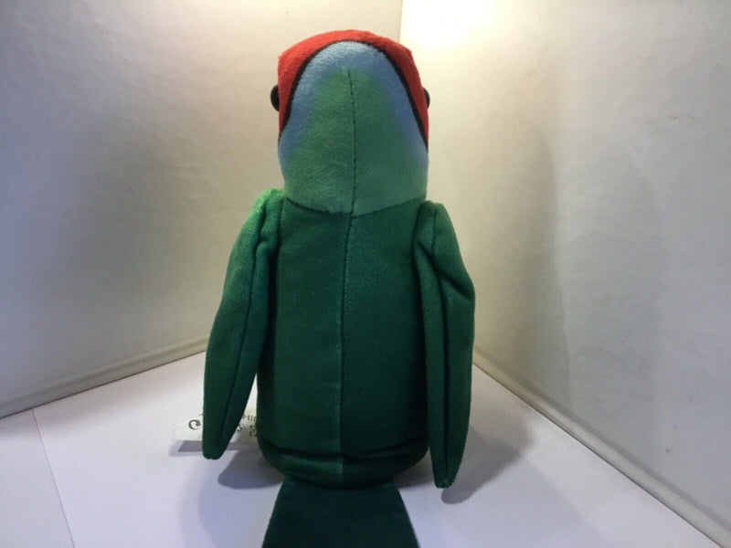 Talking Deluxe Parrot Toy with Music in Multiple Colors Red Yellow Green Black