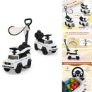 HONEY JOY Mercedes Benz Push Toy Car for Toddlers with Stroller Handle