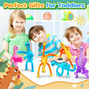 Dinosaur-Themed Airplane and Car Playset for Toddlers and Kids