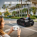 Porsche 718 12V Electric Ride-On Car for Kids - Black