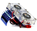 Power Hobby FSBLUE Aluminum Cooling Fan for Slash 4WD - Blue Edition