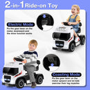 Dual Function Electric Ride-on Truck for Kids with Music and Horn Sound