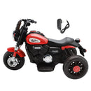 Red 6V Electric Dual Drive 3-Wheel Ride-On Motorcycle for Kids