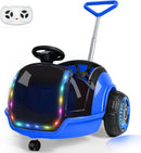 12V Electric 3-in-1 Ride-On Car for Kids Ages 1.5-3, Blue